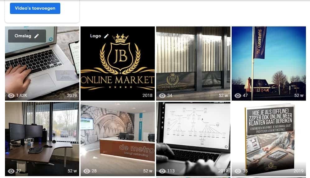 foto's toevoegen aan je Google mijn bedrijf profiel is essentieel om gevonden te worden.