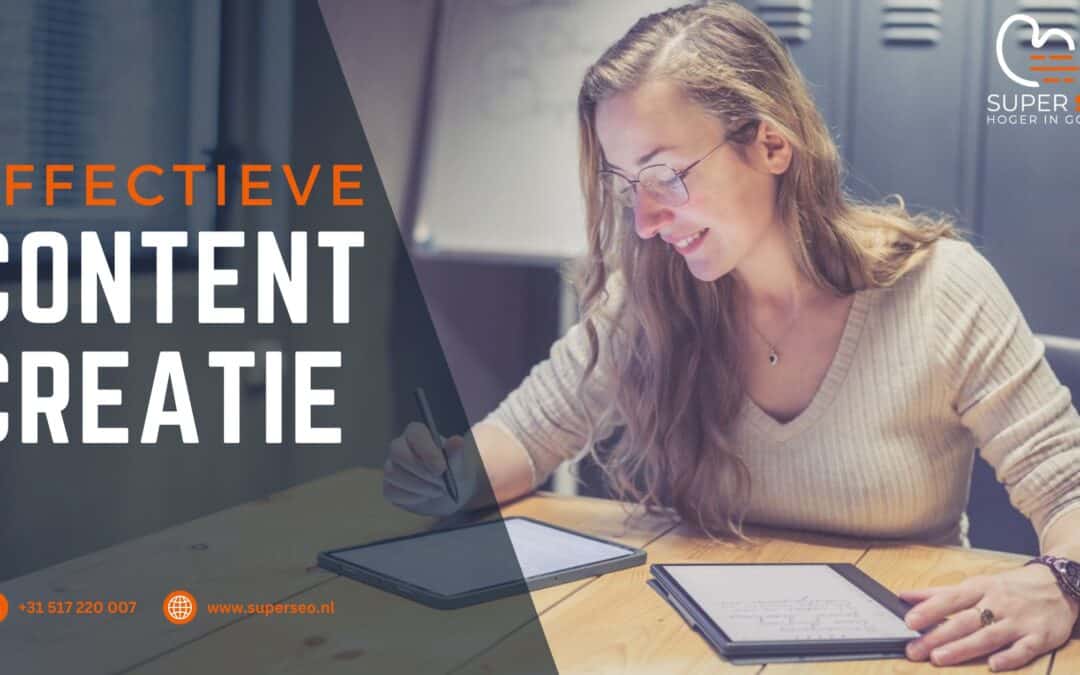 Effectieve contentcreatie